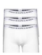 Stretch Cotton Trunk 3-Pack Bokserit White Polo Ralph Lauren Underwear