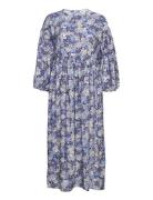 Trixi Dress Polvipituinen Mekko Blue EDITED