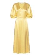 Slevita Dress Polvipituinen Mekko Yellow Soaked In Luxury