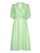 Ippakb Dress Polvipituinen Mekko Green Karen By Simonsen