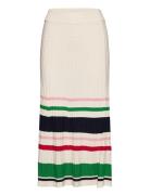 D1. Striped Rib Knit Skirt Polvipituinen Hame Multi/patterned GANT