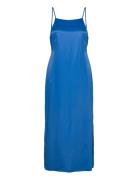 Portia Maxi Strap Dress Polvipituinen Mekko Blue NORR