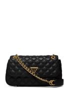 Giully Convertible Xbody Flap Bags Crossbody Bags Black GUESS