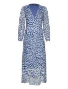 Phlox Noriel Dress Polvipituinen Mekko Blue Bruuns Bazaar