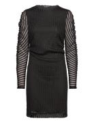 Slsolveig Dress Polvipituinen Mekko Black Soaked In Luxury