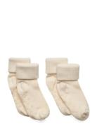 Baby Rib Sock W. Abs Sukat Cream Minymo