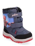 Spiderman Snowboot Talvikengät Tarroilla Navy Spider-man