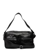 Celia Bag Black Leather Look Bags Crossbody Bags Black Noella