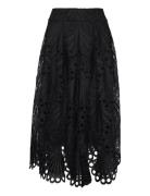 Cmmoonlight-Skirt Polvipituinen Hame Black Copenhagen Muse