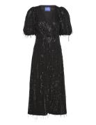 Dakotacras Dress Polvipituinen Mekko Black Cras