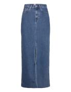 Claire Hgh Maxi Skirt Cg4139 Pitkä Hame Blue Tommy Jeans
