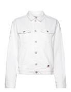 Mom Cls Jacket Bh6193 Farkkutakki Denimtakki White Tommy Jeans