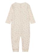 Nbfnightsuit Zip Buttercream Hearts Noos Pyjama Sie Jumpsuit Haalari C...