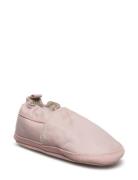 Leather Shoe - Loafer Aamutossut Sisäkengät Pink Melton