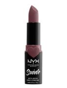 Suede Matte Lipsticks Huulipuna Meikki Purple NYX Professional Makeup