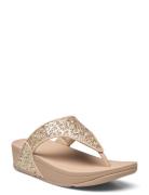 Lulu Glitter Toe-Thongs Matalapohjaiset Sandaalit Gold FitFlop