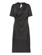 Raisellasbbnemi Dress Polvipituinen Mekko Black Bruuns Bazaar