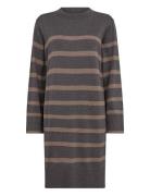 Fqmonday-Dress Polvipituinen Mekko Grey FREE/QUENT