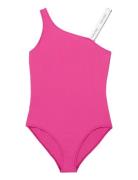 Swimsuit Uimapuku Uima-asut Pink Calvin Klein