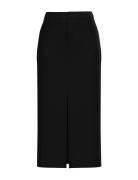 Vivar Hw Long Skirt - Noos Polvipituinen Hame Black Vila