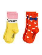 Sporty 2-Pack Socks Sukat Multi/patterned Mini Rodini