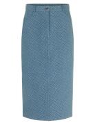 Hennesymd Skirt Polvipituinen Hame Blue Modström