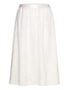 Misaki Linen Skirt Polvipituinen Hame White Ahlvar Gallery