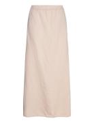 Crbellis Maxi Skirt Pitkä Hame Beige Cream