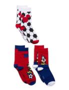 Socks Sukat Red Mickey Mouse