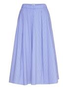 Jorina A-Line Skirt Polvipituinen Hame Blue Stylein