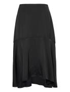 Bonnie Skirt Polvipituinen Hame Black Malina