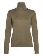 ?Srmarla Rollneck Knit Tops Knitwear Turtleneck Green Soft Rebels