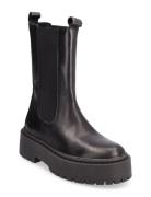 Biadeb Long Boot Shoes Chelsea Boots Black Bianco