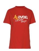 Everyday Tee - I Go Bananas Tops T-shirts & Tops Short-sleeved Red Sve...