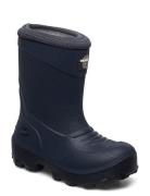 Frost Fighter Warm Shoes Rubberboots High Rubberboots Blue Viking