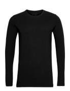 Shirt 1/1 Tops T-shirts Long-sleeved Black Schiesser