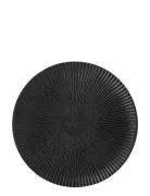 Neri Tallerken, Sort, Stentøj Home Tableware Plates Dinner Plates Blac...