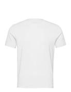 Panos Emporio Bamboo/Cotton Tee Crew Tops T-shirts Short-sleeved White...