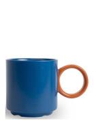 Cup Noor Home Tableware Cups & Mugs Coffee Cups Blue Byon