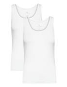 Jbs Of Dk 2-Pack Singlet Fsc Tops T-shirts & Tops Sleeveless White JBS...