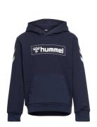 Hmlbox Hoodie Sport Sweat-shirts & Hoodies Hoodies Blue Hummel