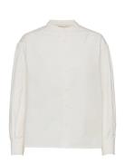 Amelia Shirt Tops Blouses Long-sleeved White Malina