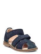 Macey Closed Toe Shoes Summer Shoes Sandals Blue Wheat