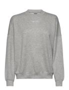 Light Grey Melange Comfy Sweatshirt Sport Sweat-shirts & Hoodies Sweat...