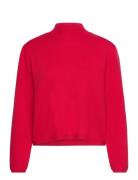 Slfmerle Cali Ls Knit Highneck B Tops Knitwear Turtleneck Red Selected...