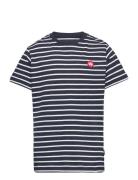 Timmi Kids Organic/Recycled Striped T-Shirt Tops T-shirts Short-sleeve...