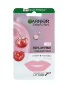 Skin Active Lips Replumping 15Min Cherry Sheet Mask Huultenhoito Nude ...