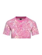 G Fi Aop T Sport T-shirts Short-sleeved Pink Adidas Sportswear