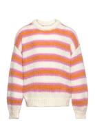 Vmrhapsody Stripe O-Neck Pullover Girl Tops Knitwear Pullovers Orange ...