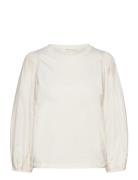 Zummeiw Blouse Ls Tops Blouses Long-sleeved White InWear
